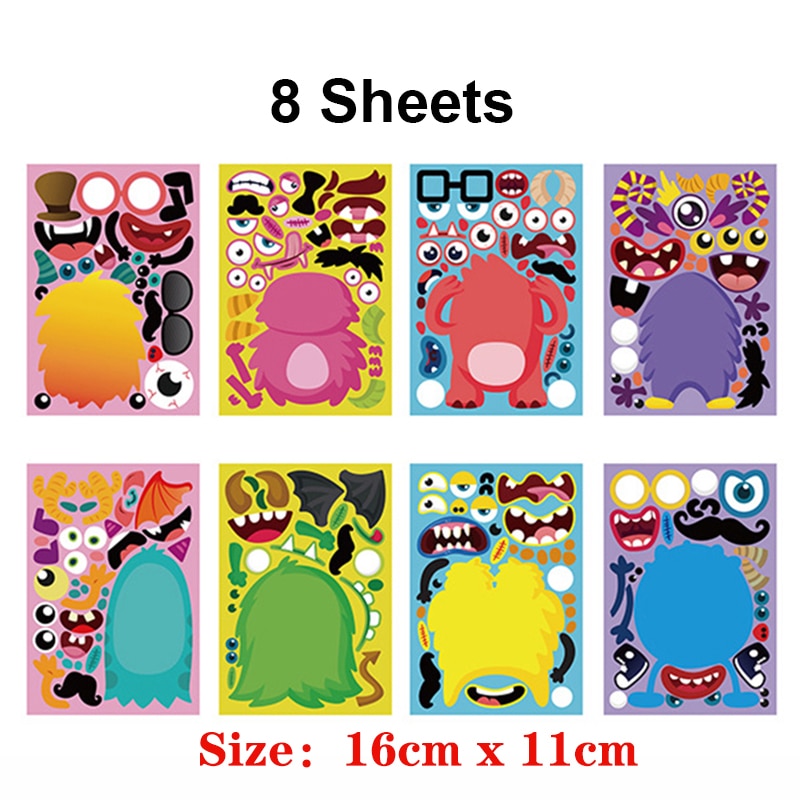 PRINCESS MAKE-A-FACE STICKERS 
