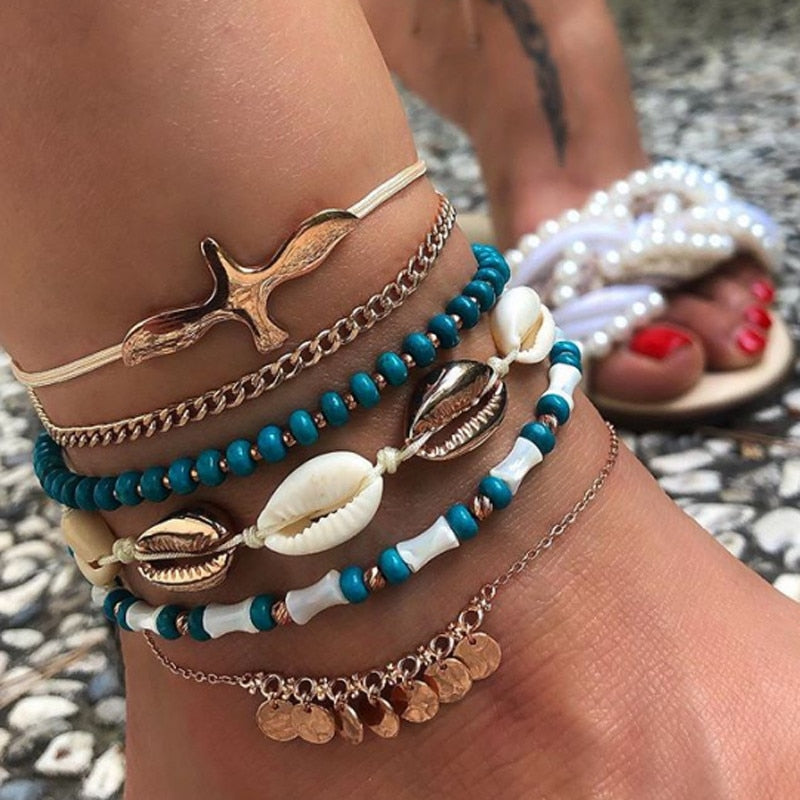 BRACELET DE CHEVILLE STYLE BOHÊME
