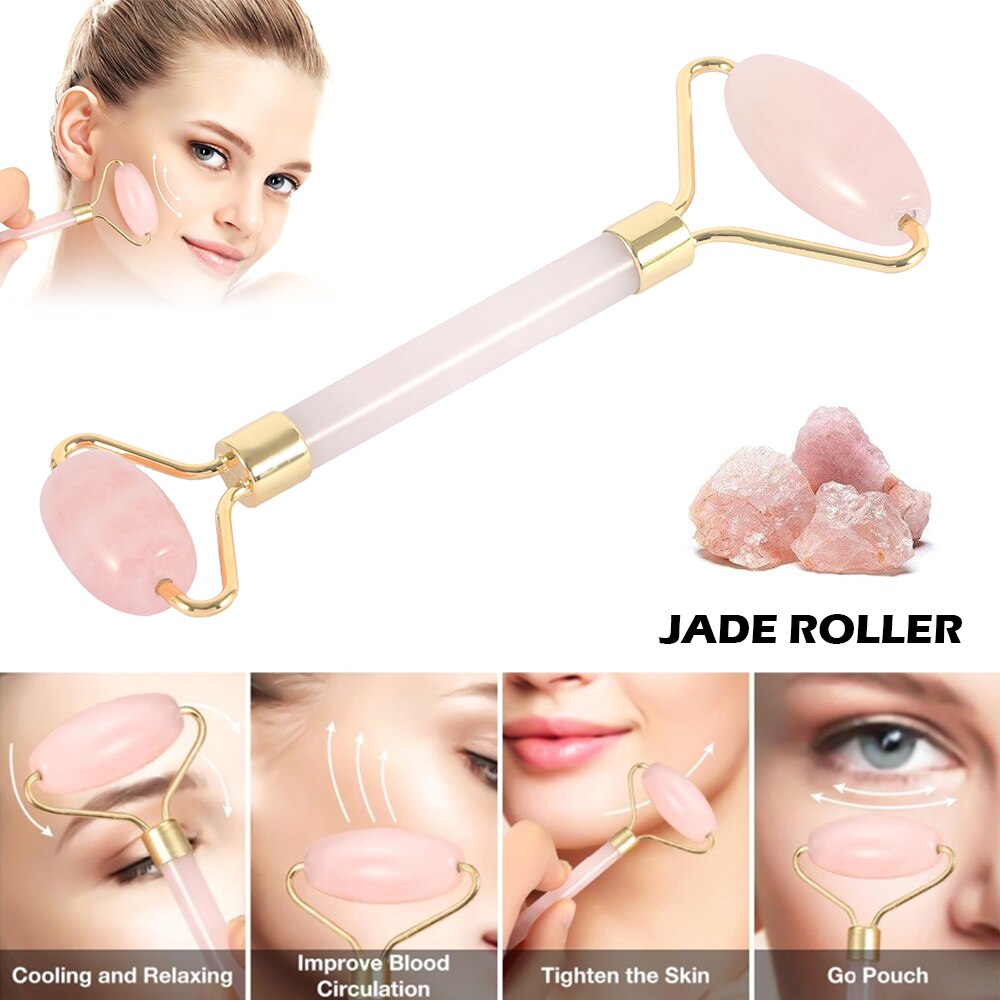 ROSE QUARTZ MASSAGE ROLLER