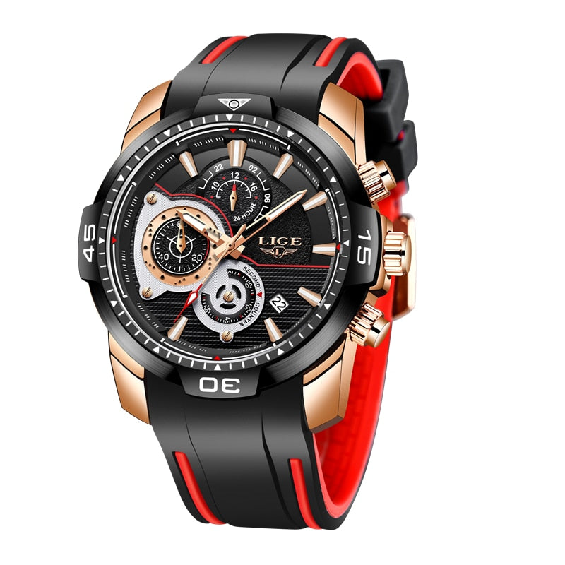 MONTRE TOP MARQUE DE LUXE EN CUIR - BOSSOUASHOP