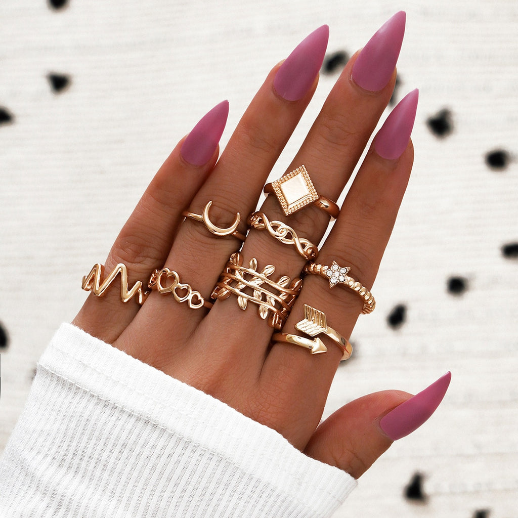 ENSEMBLE DE BAGUES BOHO