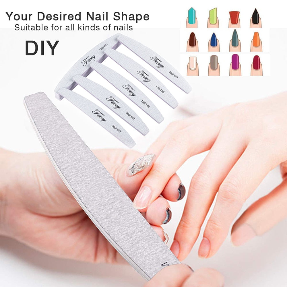 WOODEN NAIL FILES 100/180 