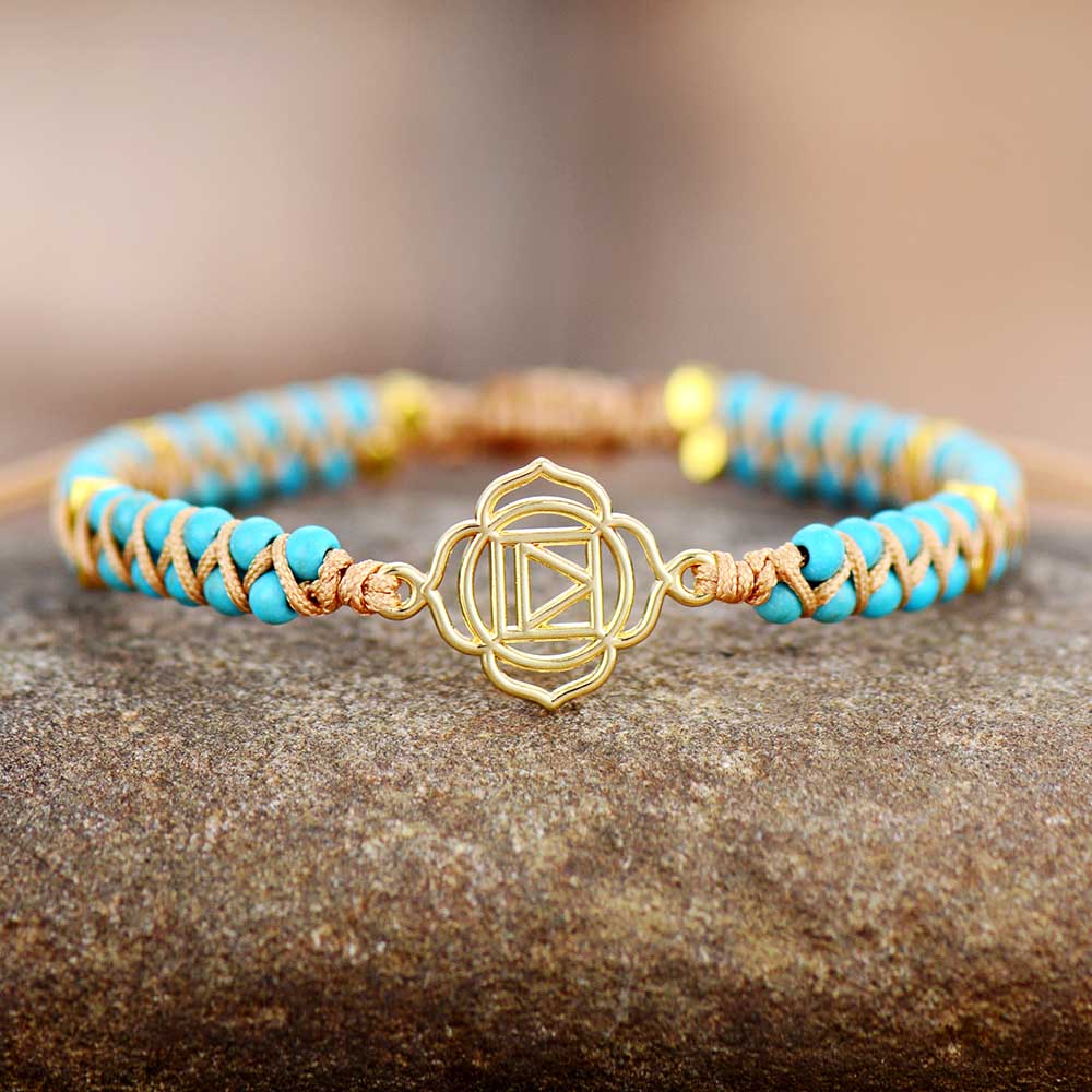 BRACELET A BRELOQUES EN PIERRE SEMI-PRECIEUSE - BOSSOUASHOP