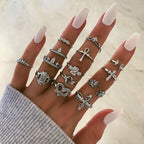 ENSEMBLE DE BAGUES BOHO