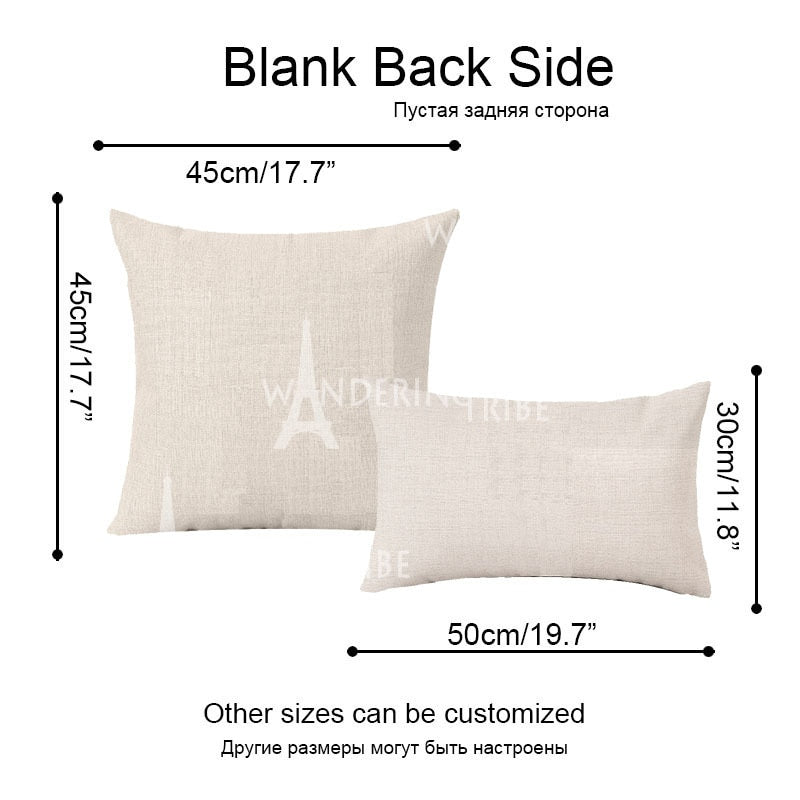 HOUSSE DE COUSSIN ABSTRAITE, MOTIFS GÉOMÉTRIQUES.