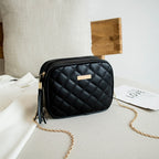 SMALL MESSENGER BAG WITH TASSELS