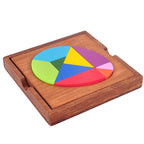 PUZZLE HEXAGONAL EN BOIS