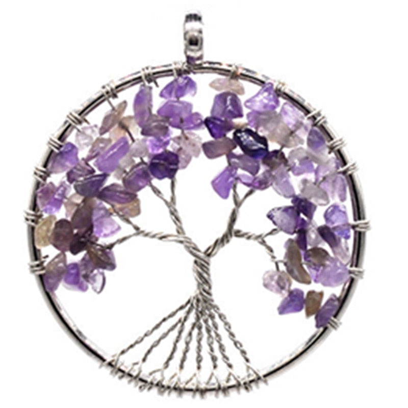 NECKLACES WITH PENDANT IN NATURAL STONES 