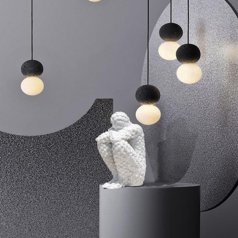 SCULPTURE NORDIQUE EN RÉSINE POUR LA MAISON