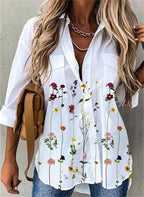 CHEMISE DÉCONTRACTÉE À MANCHES LONGUES
