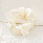 SCRUNCHIE EN SOIE FAIT A LA MAIN - BOSSOUASHOP