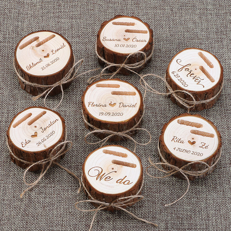 BOITE A BIJOUX RUSTIQUE EN BOIS (idéal fiançailles) - BOSSOUASHOP