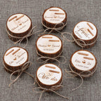 BOITE A BIJOUX RUSTIQUE EN BOIS (idéal fiançailles) - BOSSOUASHOP