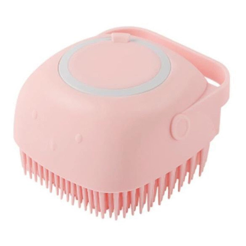 BROSSE  DE MASSAGE DE BAIN POUR ANIMAUX DE COMPAGNIE