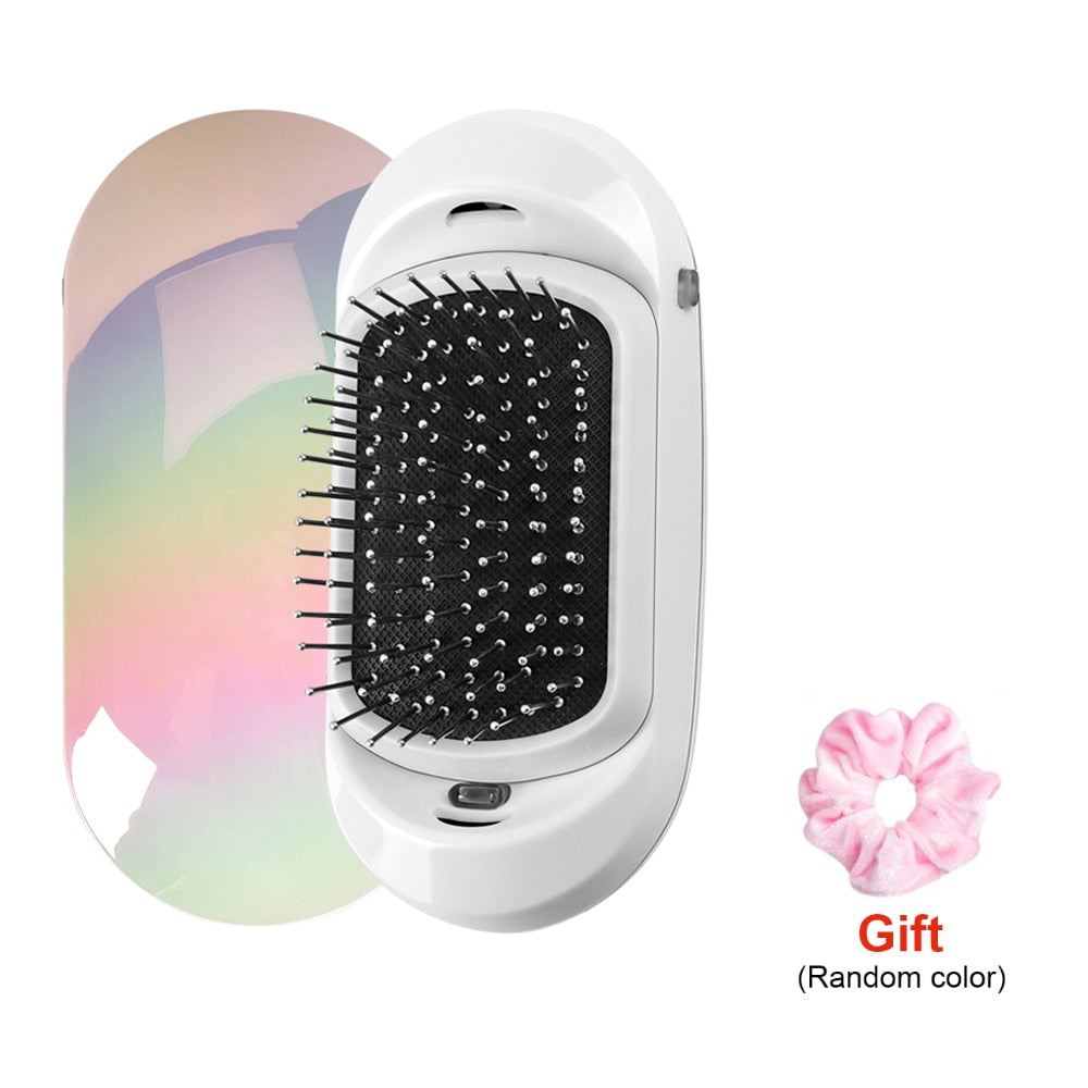 NEGATIVE ION ELECTRIC HAIRBRUSH