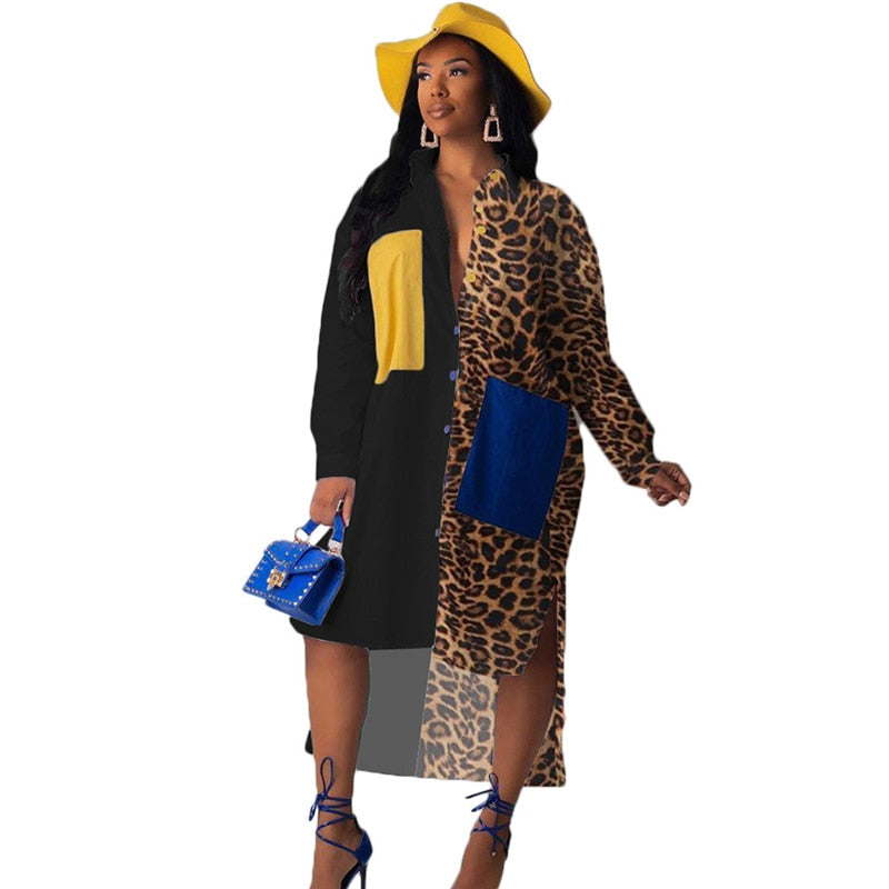 CHEMISE ROBE - MODE CHIC PATCHWORK