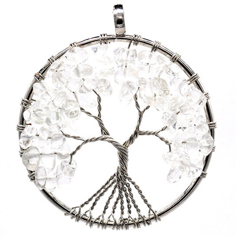 NECKLACES WITH PENDANT IN NATURAL STONES 