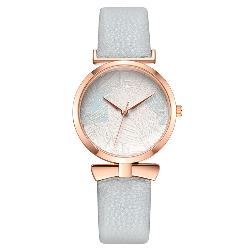 WOMEN'S TREE LEAVES PRINT WATCH