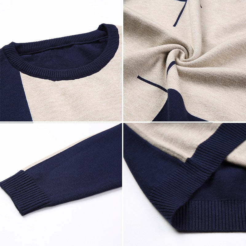 PULL DE MARQUE À MANCHES LONGUES