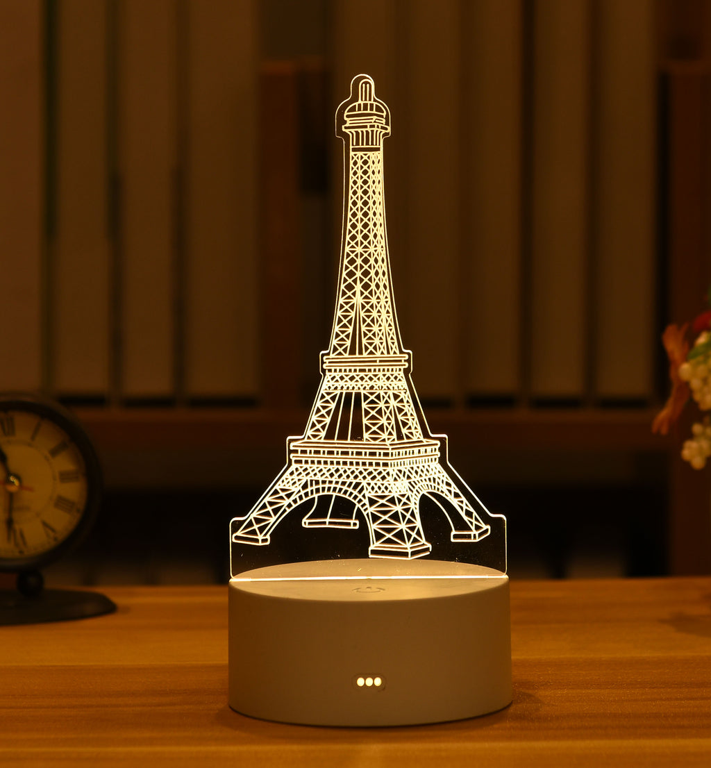 LAMPE NÉON 3D LED USB EN ACRYLIQUE