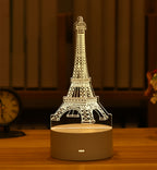 LAMPE NÉON 3D LED USB EN ACRYLIQUE