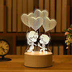 LAMPE NÉON 3D LED USB EN ACRYLIQUE