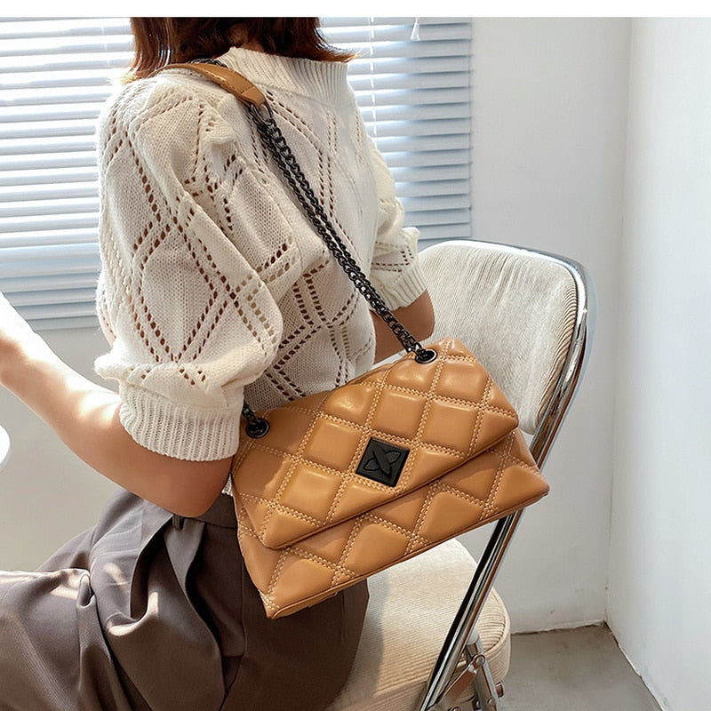 SAC MATELASSÉ EN CUIR