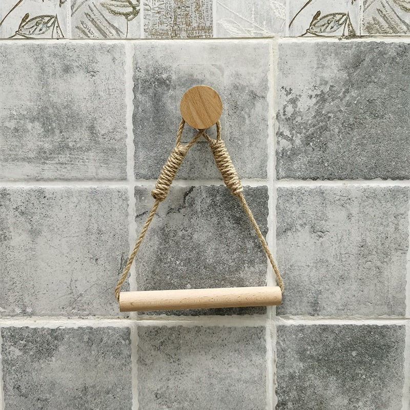 NAILLESS TOWEL RACK