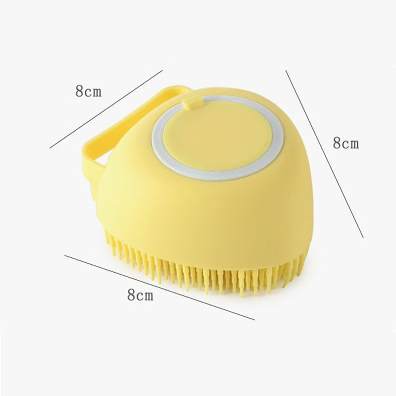 BROSSE  DE MASSAGE DE BAIN POUR ANIMAUX DE COMPAGNIE