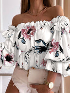 RUFFLED BLOUSE