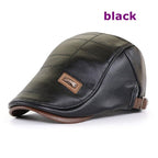 CASQUETTE EN CUIR POUR HOMMES