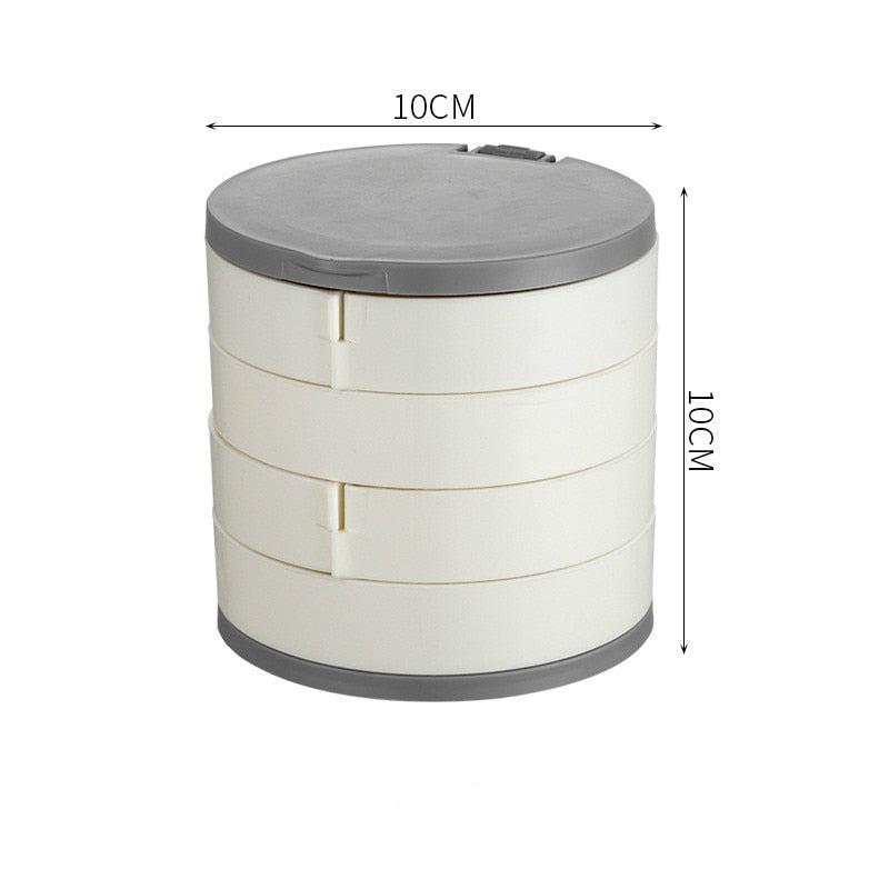 BOÎTE DE RANGEMENT À BIJOUX MULTICOUCHE