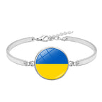 BRACELET TOURNESOL TISSE A LA MAIN