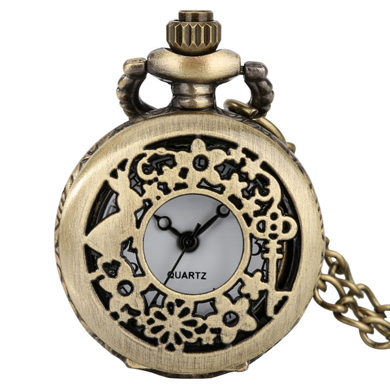 MONTRE DE POCHE RECTANGULAIRE EN BRONZE