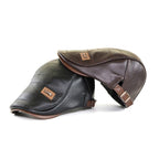 CASQUETTE EN CUIR POUR HOMMES
