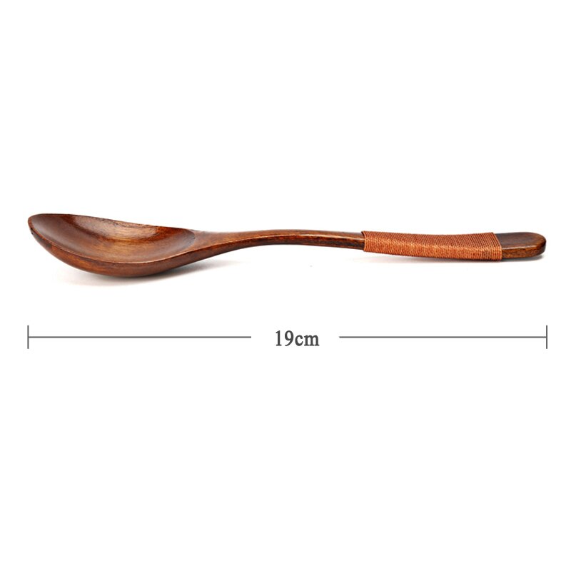 JAPANESE WOODEN SOUP SPOONS (2 pieces) 