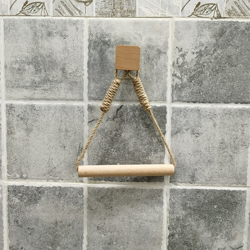 NAILLESS TOWEL RACK