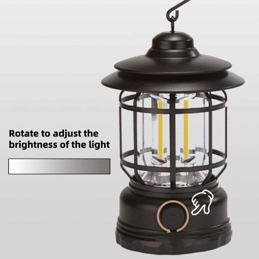 LANTERNE RÉTRO RECHARGEABLE