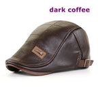 CASQUETTE EN CUIR POUR HOMMES