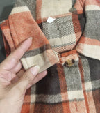VESTE LONGUE À CARREAUX