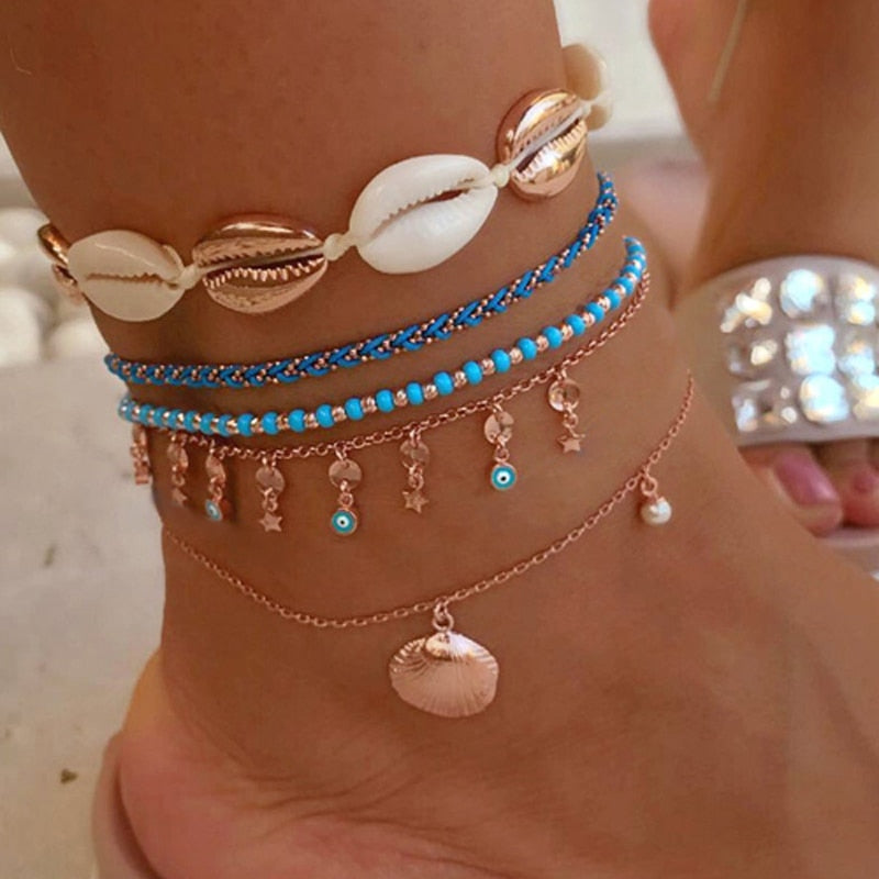 BRACELET DE CHEVILLE STYLE BOHÊME