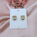 BOUCLES D'OREILLES RETRO EN PERLES D'ANANAS
