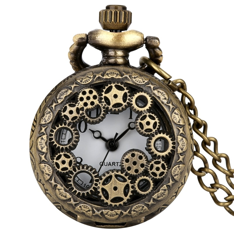 MONTRE DE POCHE RECTANGULAIRE EN BRONZE