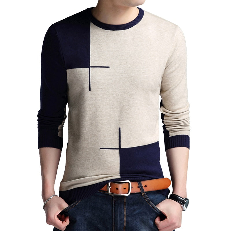 PULL DE MARQUE À MANCHES LONGUES
