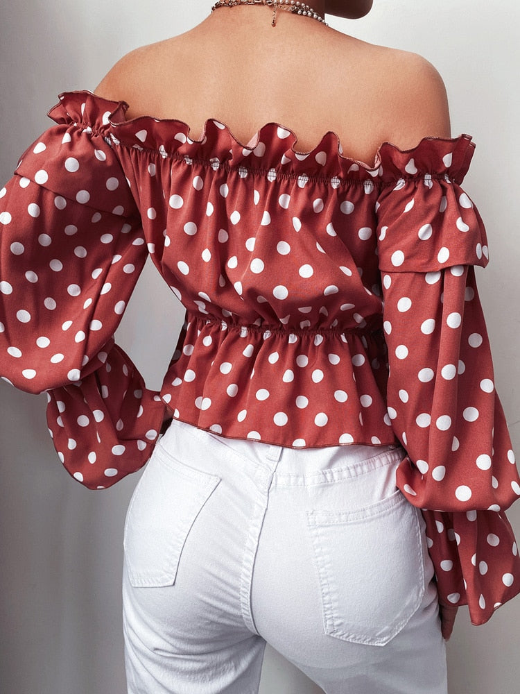 RUFFLED BLOUSE