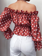 RUFFLED BLOUSE