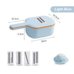 MULTIFUNCTION SLICER WITH STRAINER FOR FRUITS AND VEGETABLES 