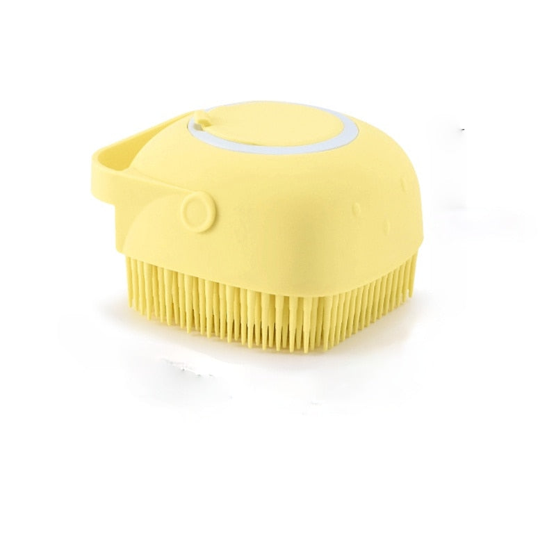 BROSSE  DE MASSAGE DE BAIN POUR ANIMAUX DE COMPAGNIE