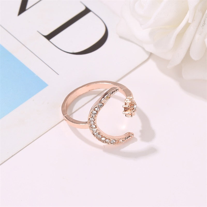 ASSORTED MOON STAR RING 