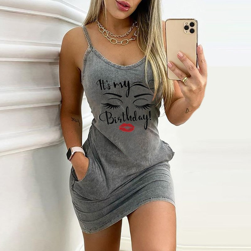 SEXY SLEEVELESS DRESS 